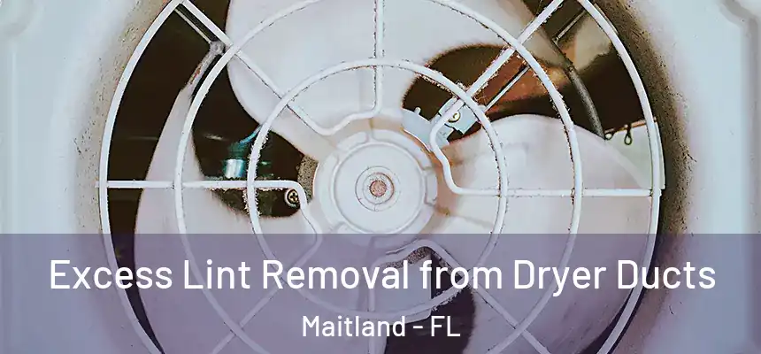 Excess Lint Removal from Dryer Ducts Maitland - FL